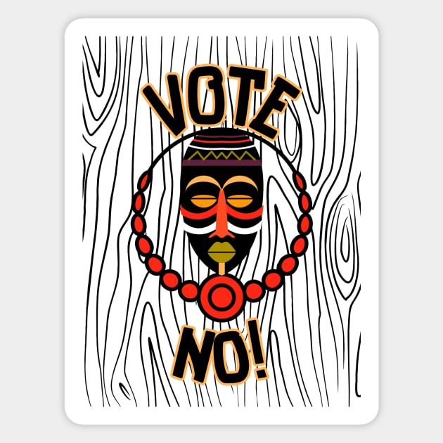 Vote No To The Voice Indigenous Voice To Parliament Magnet by 3dozecreations